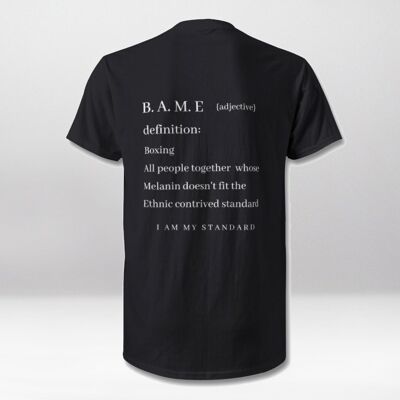 B.a.m.e  unisex adult t-shirt