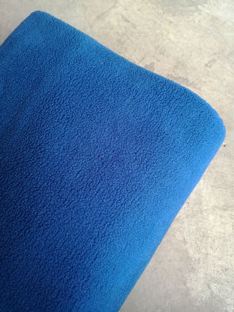 Tessuto effetto mouton - Tabara Bleu Electrique