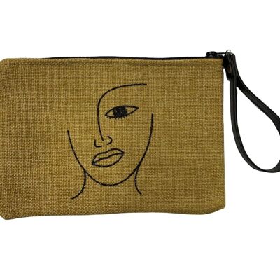 Pouch M, Face, anjou mustard