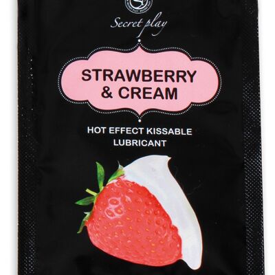 LUBRIFIANT FRAISE ET CRÈME - SACHET