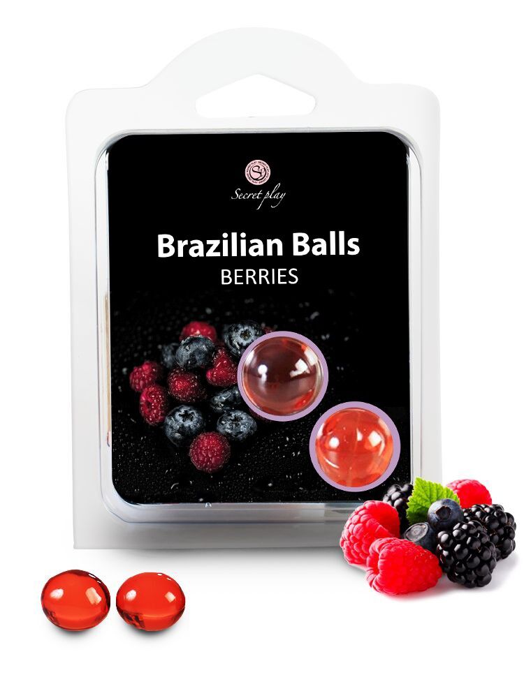 SET 2 PALLINE BRASILIANE AI FRUTTI DI BOSCO