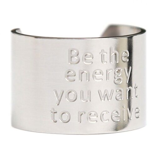 Ring be the energy silver