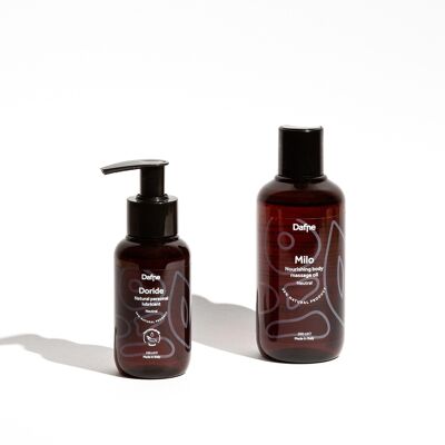 Essential Kit: Lubrificante naturale e Olio massaggi corpo - 1