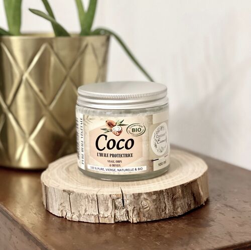 Pure Huile Végétale Coco Bio L'huile protectrice - 100 ML