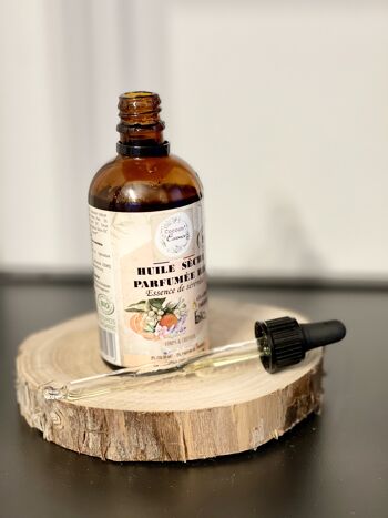 Huile sèche Parfumée Bio "Essence de Sérénité" - huile de soin et de massage bio 2