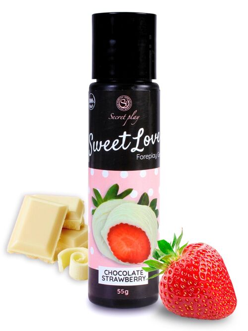 Strawberry & white chocolate - edible lubricant