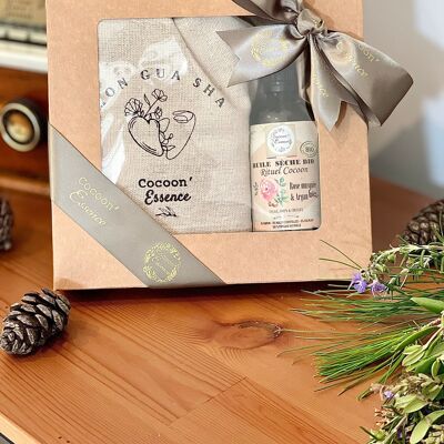 Organic Cocoon Ritual Gua Sha Heart Gift Box Facial Massage Mother's Day