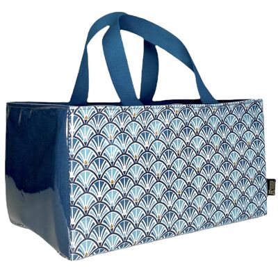 Insulated bag, Doucet blue (cube size)