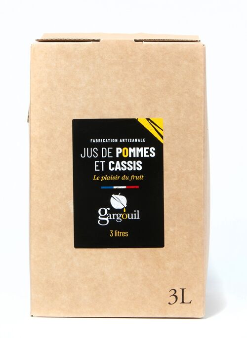 Jus pommes cassis 3L