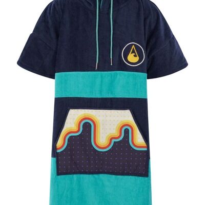 WAVE HAWAII Poncho Bluebow, Velours