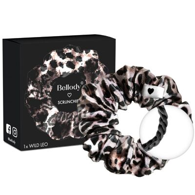 Scrunchie de terciopelo Leopard - Bellody® (1 pieza - Wild Leo)