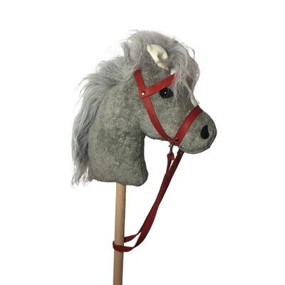 Cavallo da hobby biologico/eco "Gandalf" realizzato in 100% cotone biologico/GOTS