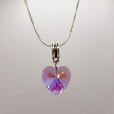 Necklace "I Love You" - Nymph Pink Heart