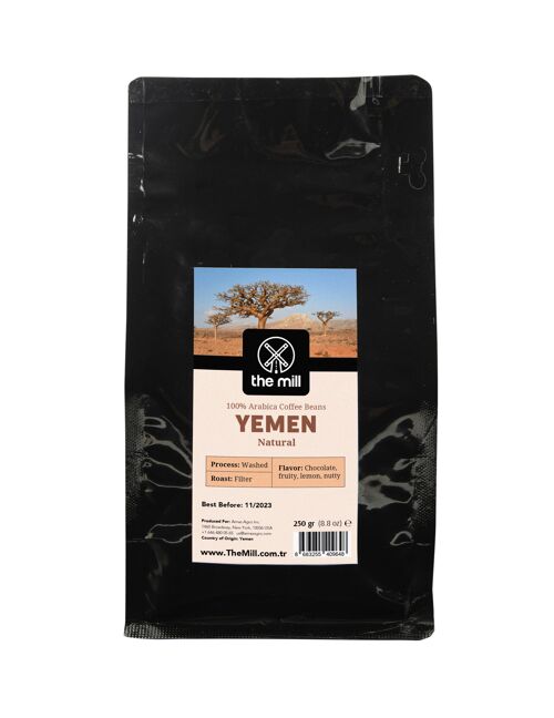 The Mill Jemen Natural Kaffeebohnen 250 g