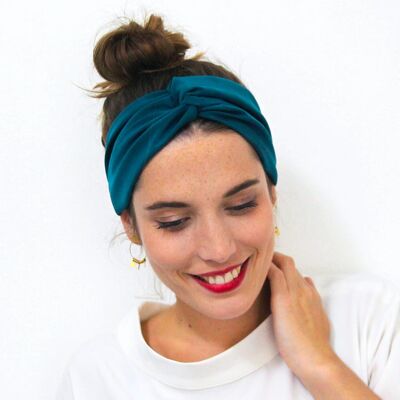 ENTEN-Stirnband / entengrünes Polyester