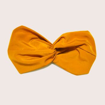Headband OCRE / polyester uni jaune 4