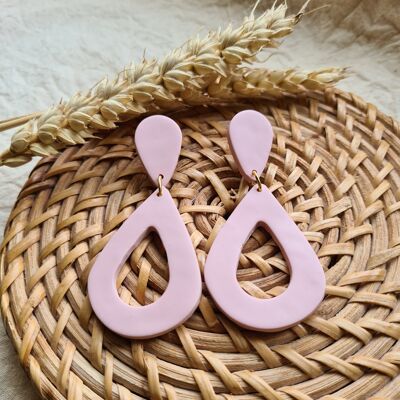 Ava Polymer clay earrings, statement earrings, dangle earrings