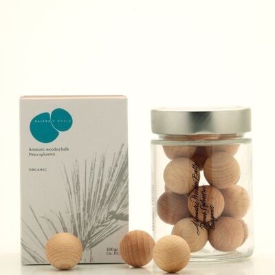 Ambientador aromatico pino silvestre wooden balls pinus sylvestris