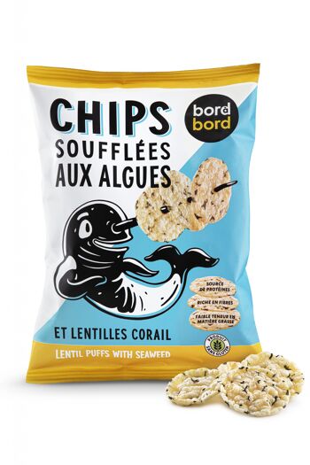 Chips BIO de lentilles corail au Kombu Royal 50g 3