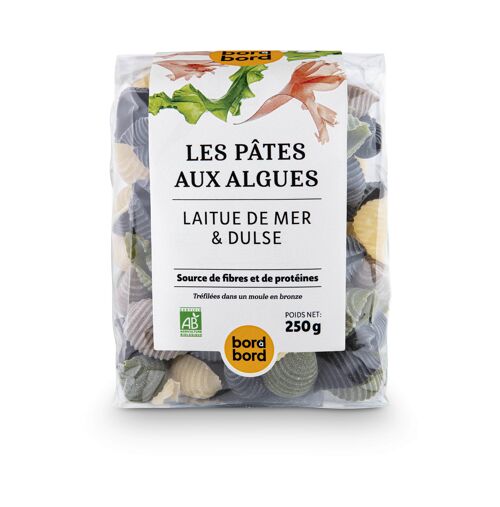 Pâtes BIO au mélange d'algues ( laitue de mer et dulse )  250g