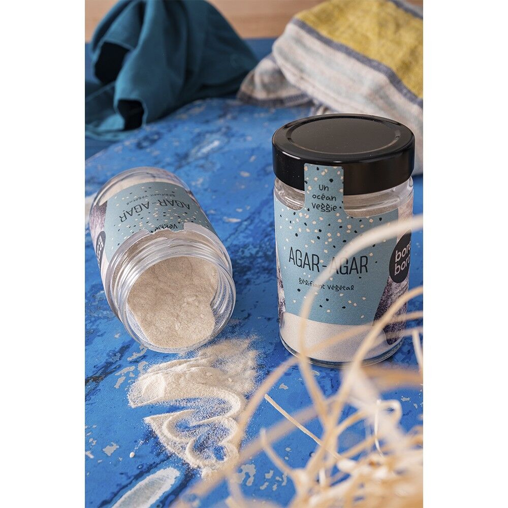 Agar-agar 65 g - gelificante biologico di origine vegetale - per la stagione delle marmellate!