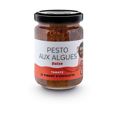Pesto dulse ecológico, tomate y pimiento de Espelette 120g