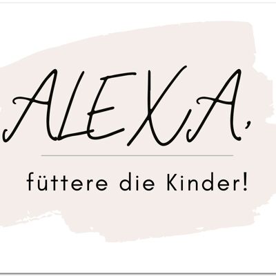 Carte postale "Alexa"