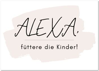 Carte postale "Alexa"