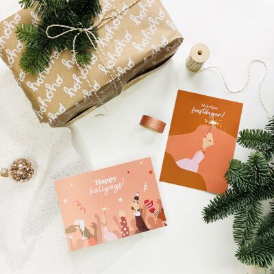 Postcard Party Collection: Happy Holidays