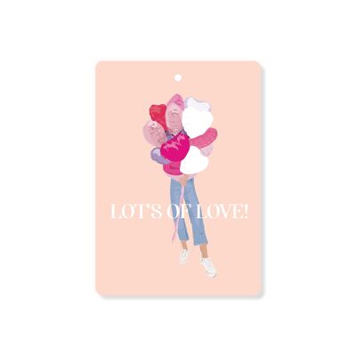 Mini carte Beaucoup d'amour