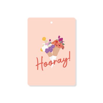 Minikaartje Hooray