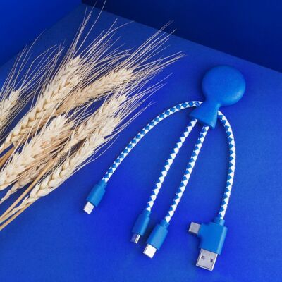 🔌 Mr Bio Wheat Cable - Blue 🔌