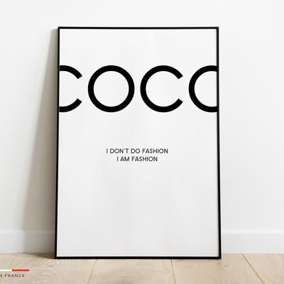 Affiche Coco Chanel -42x59,4cm