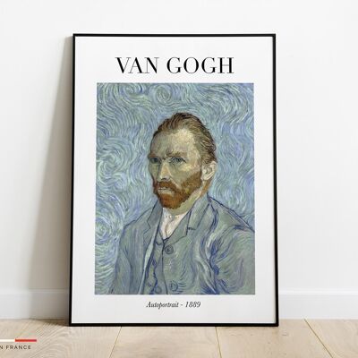 Affiche Autoportrait Van Gogh -42x59,4cm