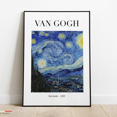 Affiche Nuit étoilée Van Gogh