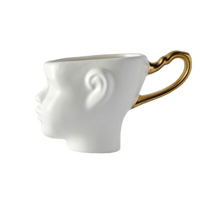 Espresso Cup - Face Cups - White - Drinkware - Tableware