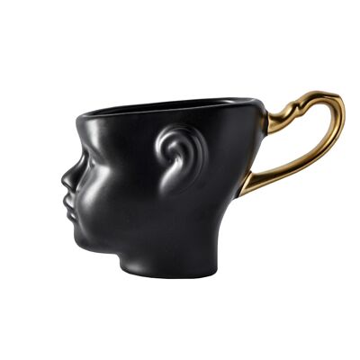 Tableware - Face Cups - Black - Drinkware - Espresso Cup