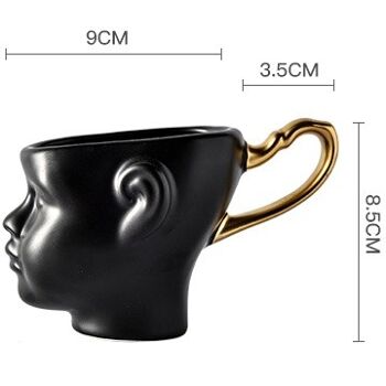 Vaisselle - Face Cups - Noir - Verres - Espresso Cup 2