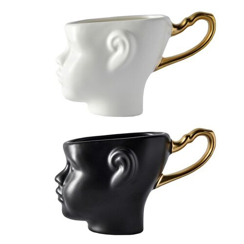Drinkware - Face Cups - Set - Espresso Cup - Tableware