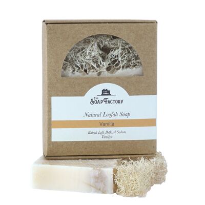The Soap Factory Savon Naturel en Fibres de Citrouille Luffa VANILLE 120 g
