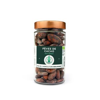 Fèves de cacao Bio - Entières crues séchées - 100g 2