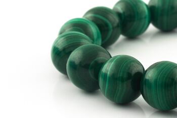 Argent Classique | Malachite | 8 mm 2