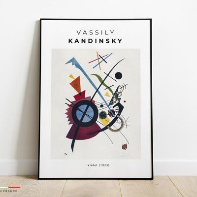 Affiche Violet Vassily Kandinsky