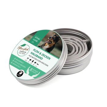 Collier anti-puces et anti-tiques de qualité supérieure pour chiens et chats. 8 mois de protection aux huiles essentielles. 2