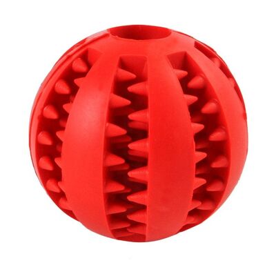Dental Care Pet Ball with Nubs 5cm - Red