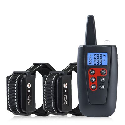 Remote dog trainer 526-2 up to 1000M with sound, vibration & light. For 2 dogs. All weather, for all dog sizes.
