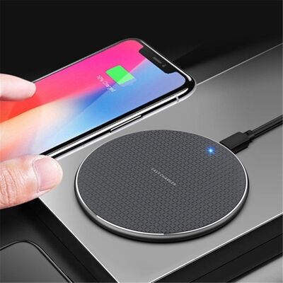 Qi Wireless Charger 10W Ladegerät Kabellos Ladestation LED Micro USB Ladeped