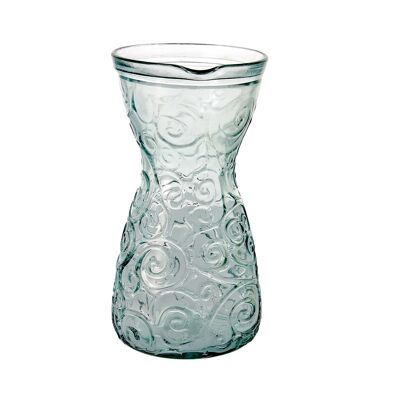 Carafe verre recyclé volutes 1L