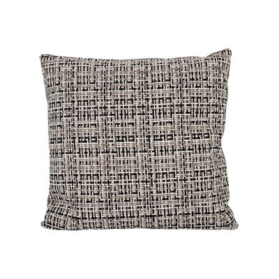 Housse de coussin tweed gris 40x40cm