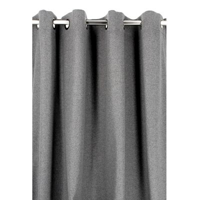 Rideau laine cachemire gris souris - H260cm x l140cm